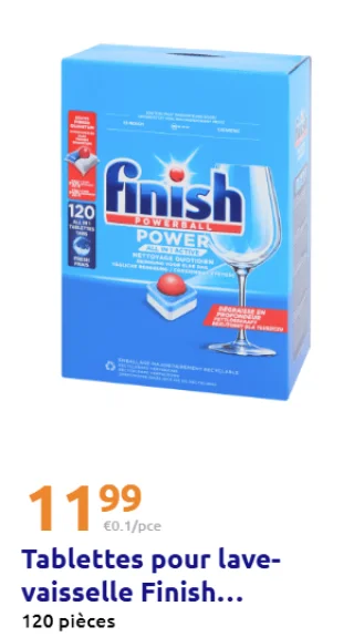 Tablettes pour lave-vaisselle Finish Power