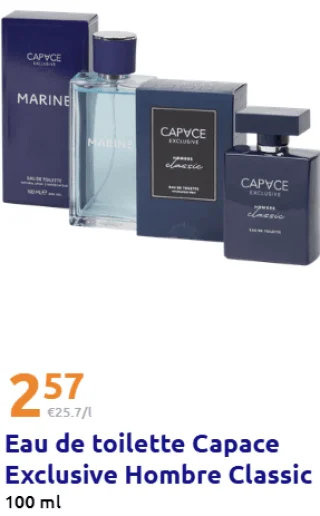 Eau de toilette Capace Exclusive Hombre Classic