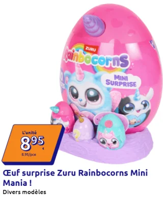 Œuf surprise Zuru Rainbocorns Mini Mania !