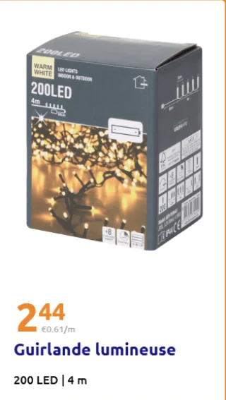 Guirlande lumineuse 200 LED