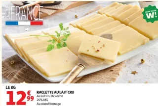 Raclette au lait cru