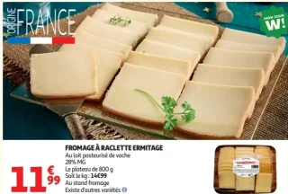 Fromage à raclette Ermitage