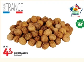 Noix fraîches Origine France