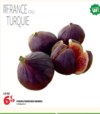 Figues fraîches noires
