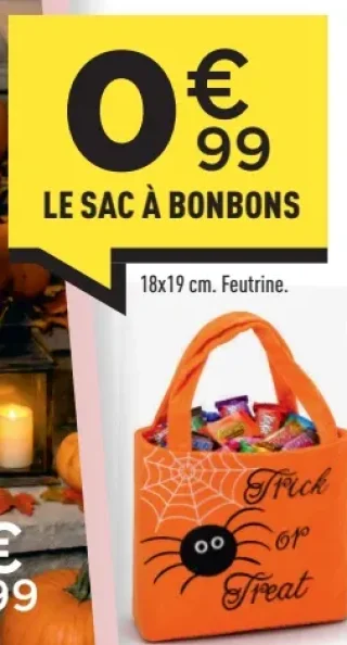 Le sac à bonbons 18x19 cm