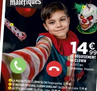 Le déguisement de clown