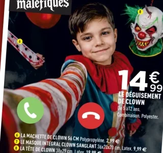 Le déguisement de clown