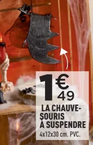 La chauve-souris à suspendre