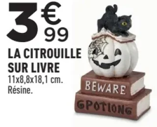 LA CITROUILLE SUR LIVRE