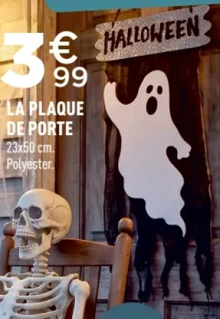 LA PLAQUE DE PORTE HALLOWEEN