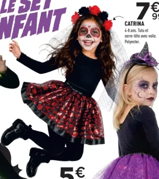 Déguisement Catrina enfant