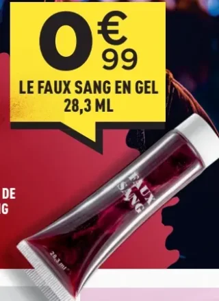 Le faux sang en gel 28,3 ml