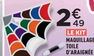 Le kit maquillage toile d'araignée