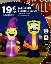 La déco LED à gonfler 150 cm