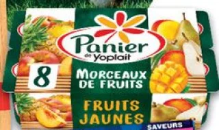 Yaourt Morceaux de Fruits Fruits Jaunes Panier de Yoplait