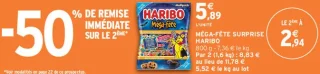 Bonbons Méga-fête Surprise Haribo
