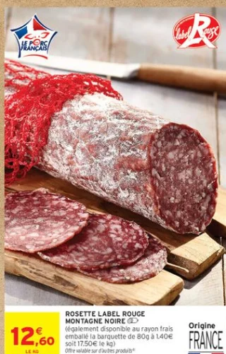 Rosette Label Rouge Montagne Noire
