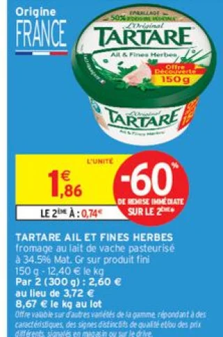 Tartare Ail et Fines Herbes