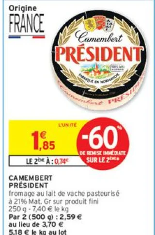 Camembert Président