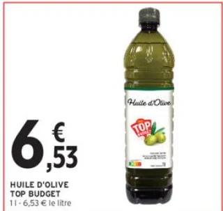 Huile d'olive Top Budget