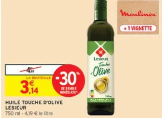 Huile Touche d'Olive Lesieur