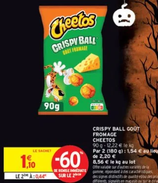 CRISPY BALL GOÛT FROMAGE CHEETOS
