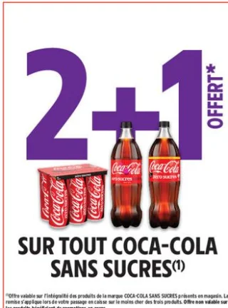 Gamme de boissons Coca-Cola Sans Sucres