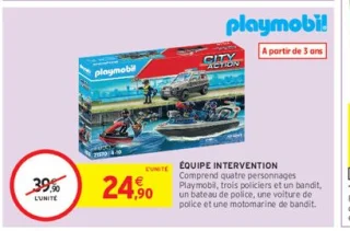 ÉQUIPE INTERVENTION Playmobil