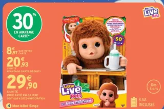 Mon bébé Singe Little Live Pets