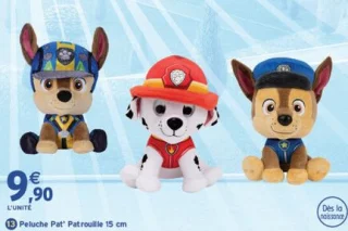Peluche Pat' Patrouille 15 cm Spin Master