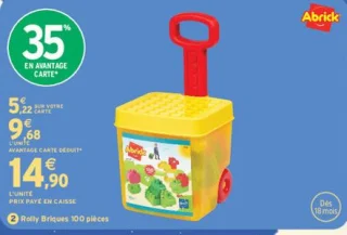 Rolly Briques 100 pièces Abrick