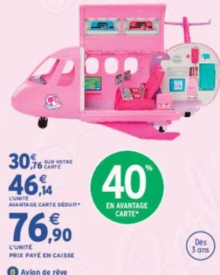 Avion de rêve Barbie