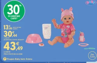 Poupon Baby born Emma MGA
