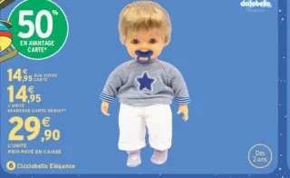 Poupon Cicciobello Élégance GP TOYS