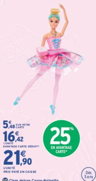 Clara deluxe Casse-Noisette Barbie