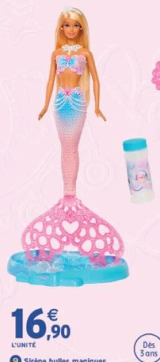 Sirène bulles magiques Barbie