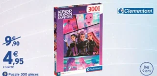 Puzzle 300 pièces K-POP DEMON HUNTERS Clementoni