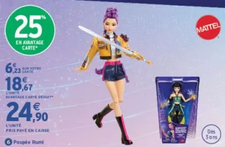 Poupée Rumi K-POP DEMON HUNTERS Mattel