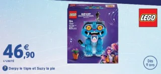 Jeu de construction Derpy le tigre et Suzy la pie K-POP DEMON HUNTERS LEGO