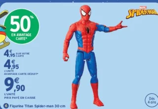 Figurine Titan Spider-man 30 cm Spider-Man