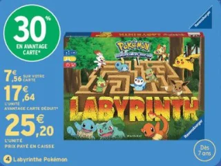 Jeu Labyrinthe Pokémon Ravensburger