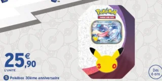 Pokébox 30ème anniversaire Pokémon