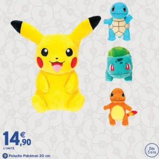Peluche Pokémon 20 cm