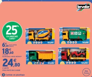 Camion en plastique Bruder