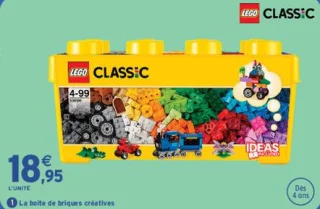 La boîte de briques créatives LEGO CLASSIC