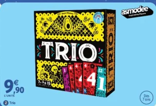 Jeu de cartes Trio Asmodee