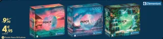 Puzzle Peace 500 pièces Clementoni