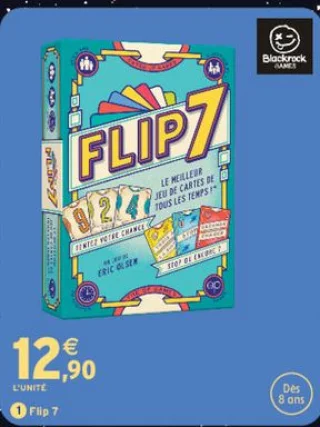 Jeu de cartes Flip 7 Blackrock Games