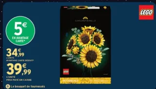 Le bouquet de tournesols LEGO BOTANICALS
