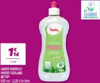 Liquide vaisselle protect ecolabel